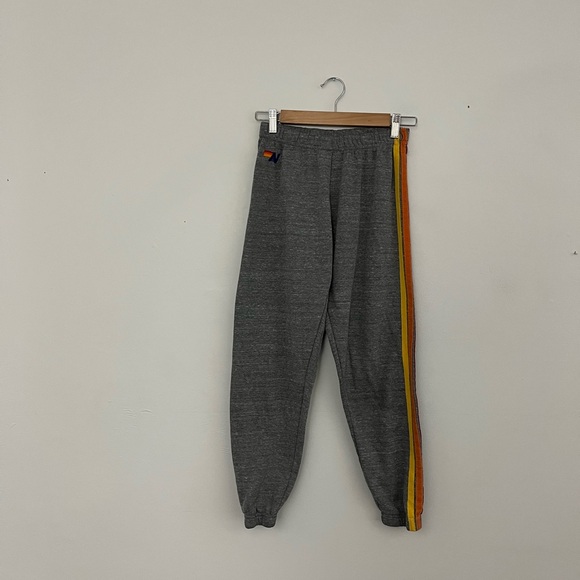 Aviator Nation Colorful Stripe Jogger Sweatpants - Picture 2 of 5